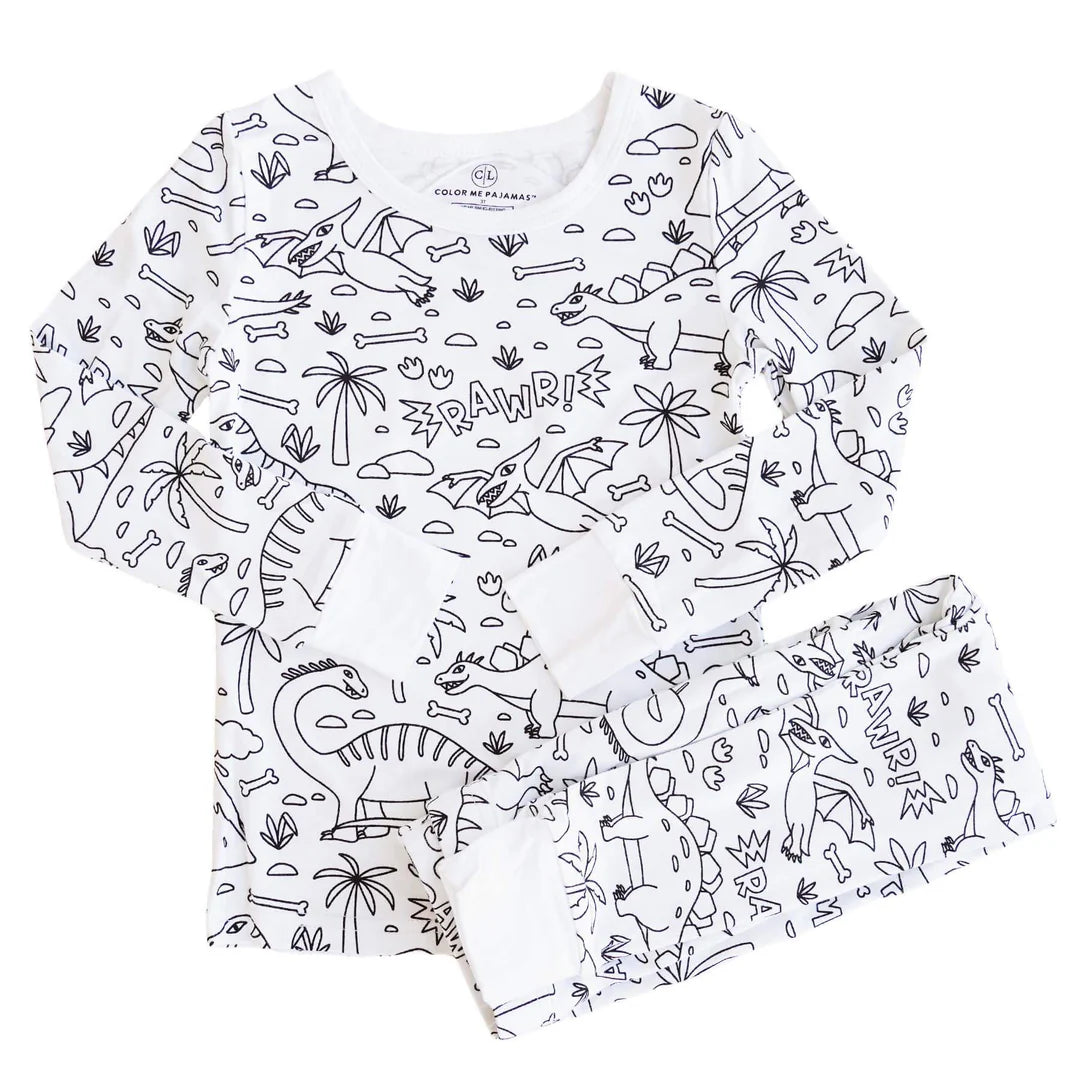 PintaSueños™ Kit Pijama Para Colorear + 12 Marcadores Lavables