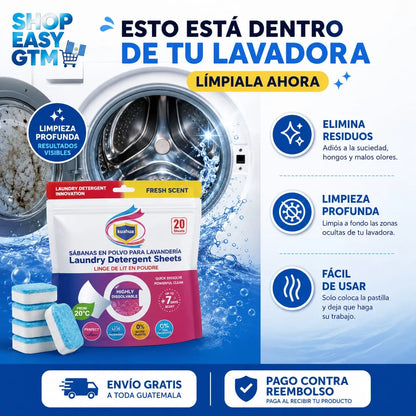PATILLAS LIMPIEZA LAVADORA X 20 UNDS - ENVÍO GRATIS 🧽💦